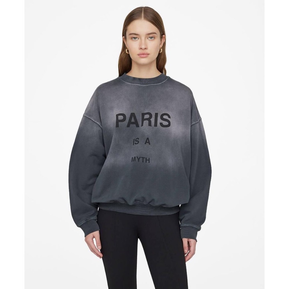 Anine Bing Jaci Sweatshirt Paris is a Myth